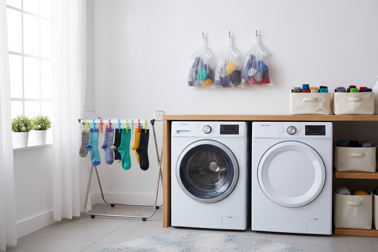 How to Keep Socks Together in Laundry: 7 Fail-Safe Methods – Climatesox